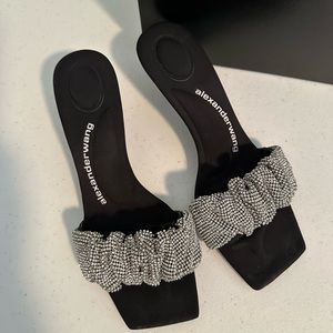 Alexander Wang Jessie Scrunchie Heels Size 38